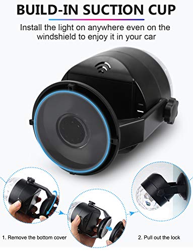 Portable Sound Activated Party Lights - 2 Pack