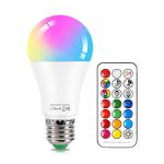 10W RGBW LED Bulb with Remote Control