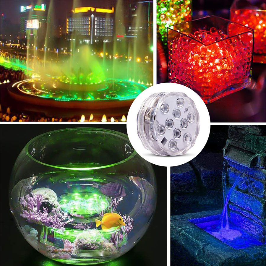 RGB Submersible Underwater Night Light for DJ Parties
