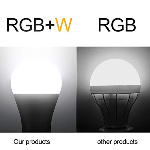 10W RGBW LED Bulb with Remote Control
