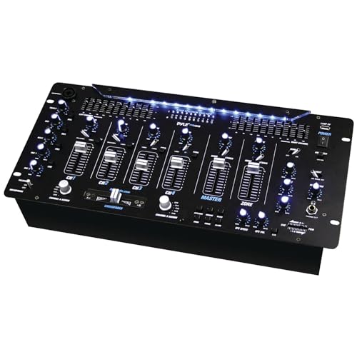Bluetooth DJ Mixer with LED Illumination