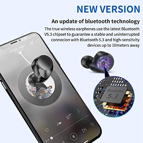 Wireless Earbuds with 100H Playtime & Touch Control