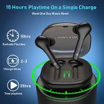 Wireless Bluetooth Earbuds with Charging Case & Touch Control