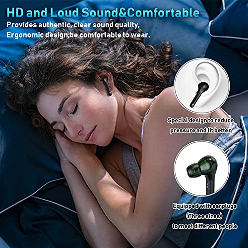 Wireless Bluetooth Earbuds with Charging Case & Touch Control