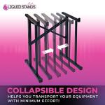 Portable Angled Audio Mixer Stand for DJs