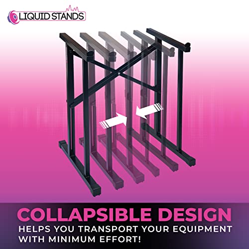 Portable Angled Audio Mixer Stand for DJs