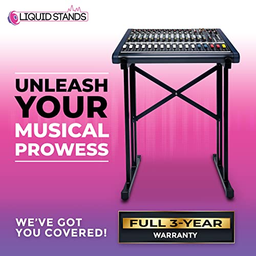 Portable Angled Audio Mixer Stand for DJs