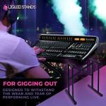 Portable Angled Audio Mixer Stand for DJs