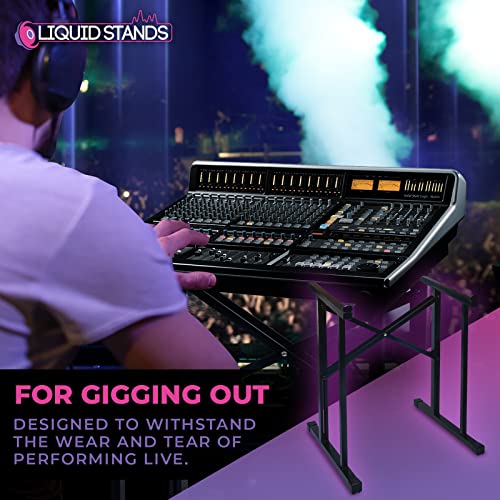 Portable Angled Audio Mixer Stand for DJs