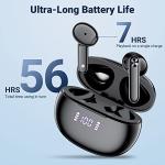 Bluetooth Wireless Earbuds V5.3 with Touch Control