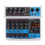 Mini DJ Mixer with USB, Bluetooth and DSP Effects