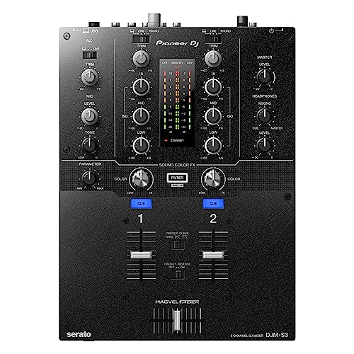 Pioneer DJ DJM-S5 2-channel Mixer with Serato DJ