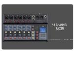 WEYMIC SE-80 Professional 8-Channel Mixer for DJ