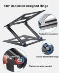 Aluminum Laptop Stand for DJ Equipment, Gray
