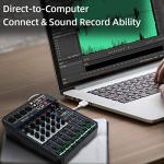 Depusheng T6 Audio Mixer with USB Soundcard