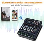 Depusheng T6 Audio Mixer with USB Soundcard
