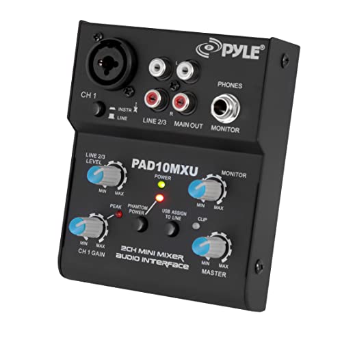 Pyle DJ Sound Controller with USB Soundcard