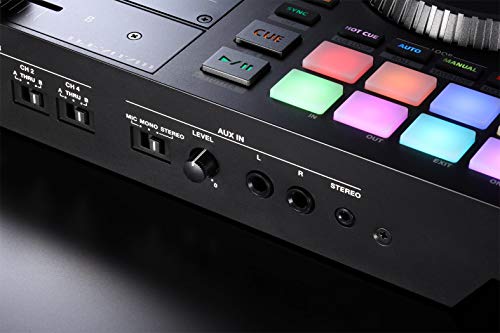 Roland DJ-707M Four-Channel, Four-Deck Serato DJ Controller