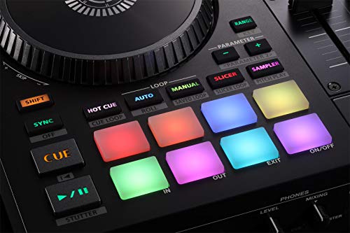 Roland DJ-707M Four-Channel, Four-Deck Serato DJ Controller