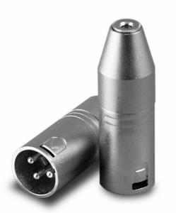 XLR to 3.5mm audio adapter for DJs