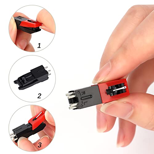 LUTER Turntable Cartridge with 2 Replacement Needles