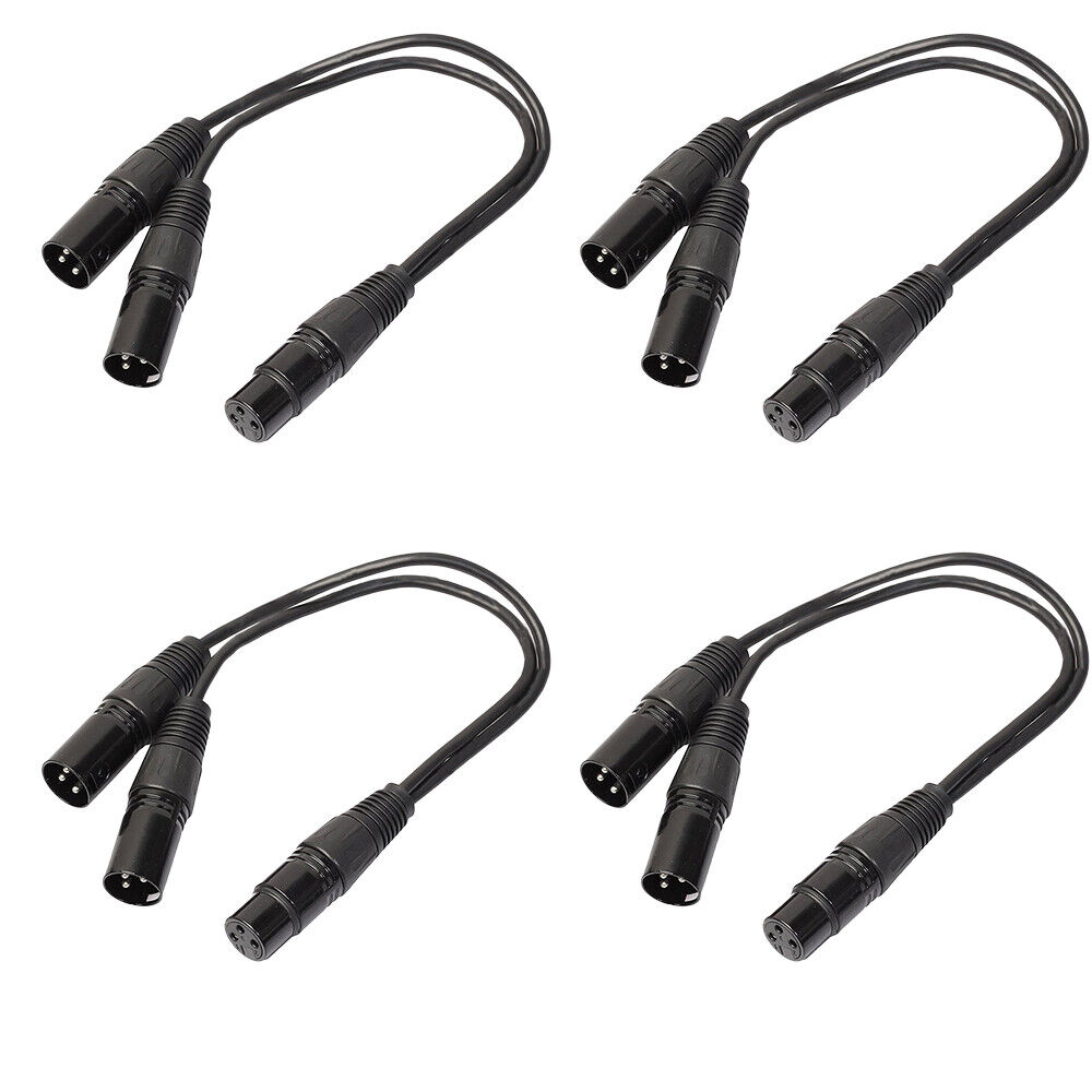 4Pcs XLR Splitter Cable for DJs