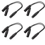 4Pcs XLR Splitter Cable for DJs