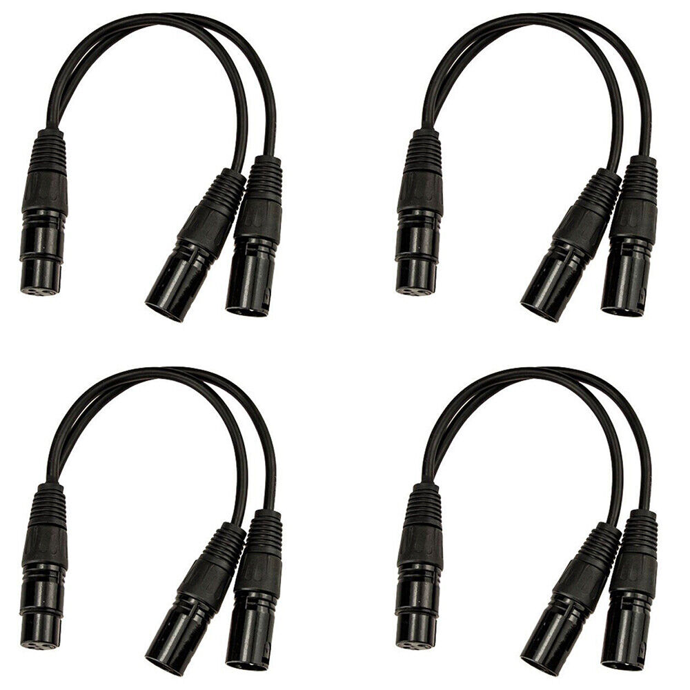 4Pcs XLR Splitter Cable for DJs