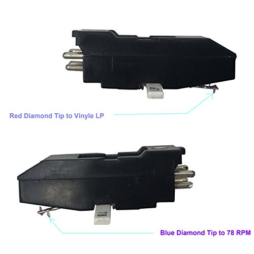 Banpa BP2ATC Vinyl Cartridge - Red and Blue Tip
