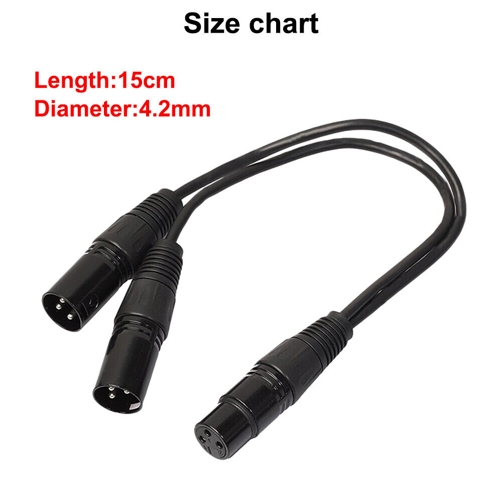 4Pcs XLR Splitter Cable for DJs
