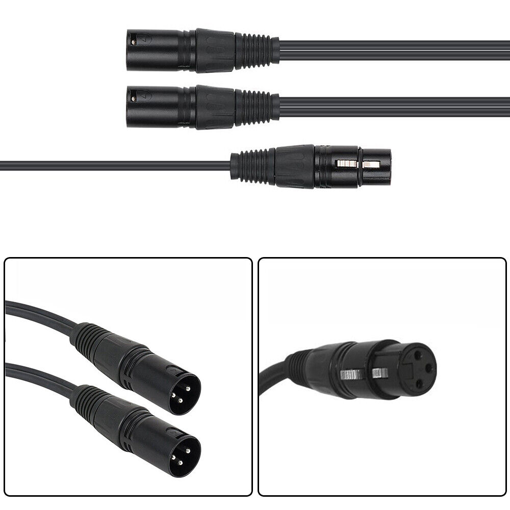 4Pcs XLR Splitter Cable for DJs