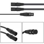 4Pcs XLR Splitter Cable for DJs