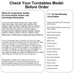 TSV 3PCS Universal Turntable Stylus Needles Set