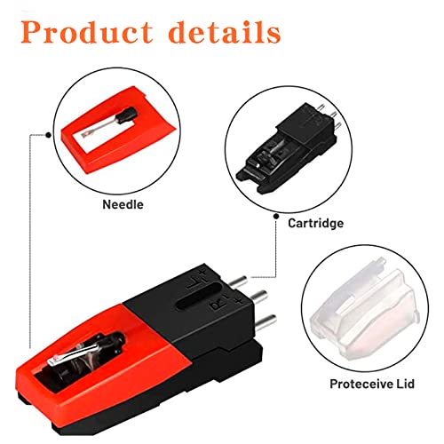 Banpa DJ Turntable Needle with 5 Cartridges