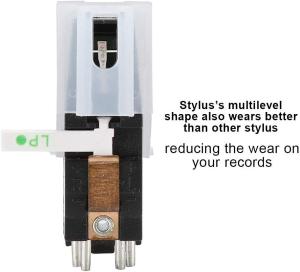 Ruby ​​& Sapphire Stylus Needle Turntable Record Player Cartridge 33/45/78RPM