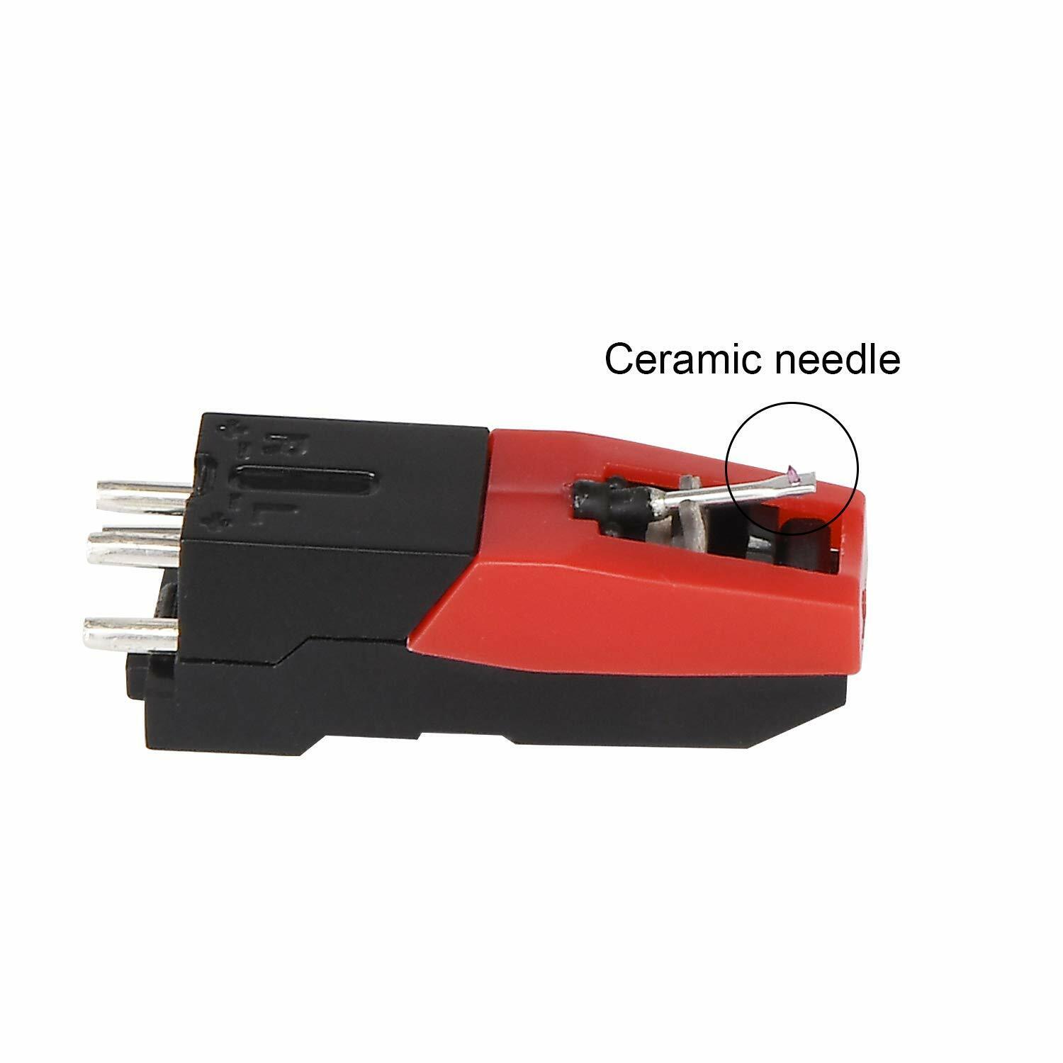 Vintage LP Turntable Cartridge & Needle Set (3 pcs)