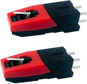 Vinyl Turntable Cartridge with Needle Stylus (2 Pack)