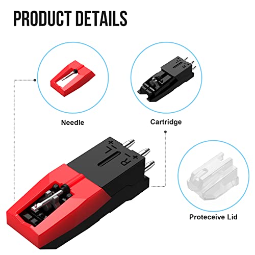 DIGITNOW Record Player Stylus, 3 Pack