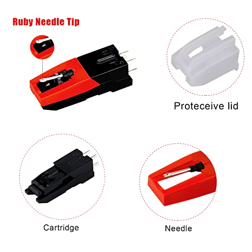2-Pack Turntable Stylus Replacement Needles