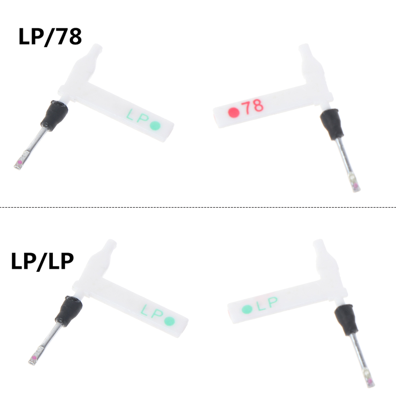 Output Double Turntable Needles for For Double Ruby And Player Record Props