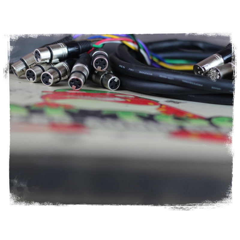 8-Channel XLR Snake Cable - 20FT