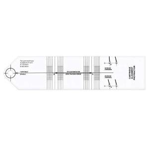 kwmobile Protractor for Turntable Cartridge Alignment