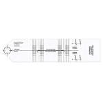 kwmobile Protractor for Turntable Cartridge Alignment