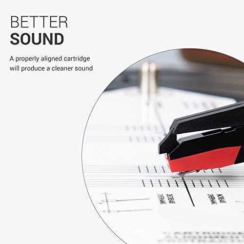 kwmobile Protractor for Turntable Cartridge Alignment