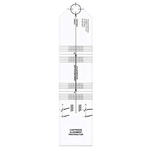 kwmobile Protractor for Turntable Cartridge Alignment