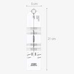 kwmobile Protractor for Turntable Cartridge Alignment