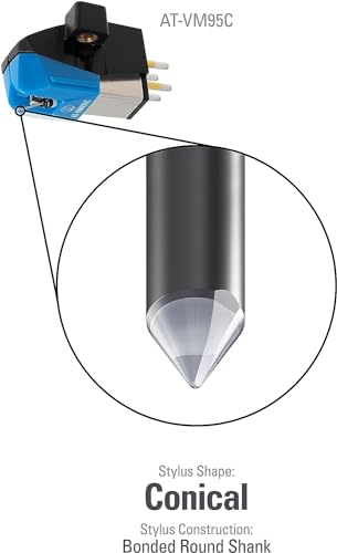 Blue Audio-Technica Dual Moving Magnet Cartridge