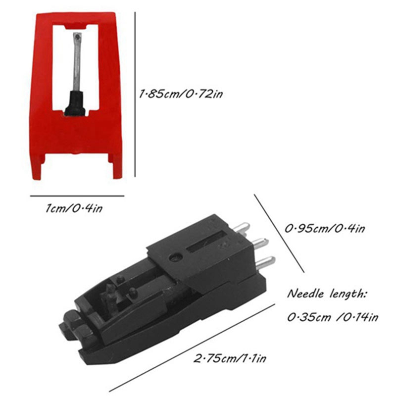 4 Stylus Needles for LP Phonographs