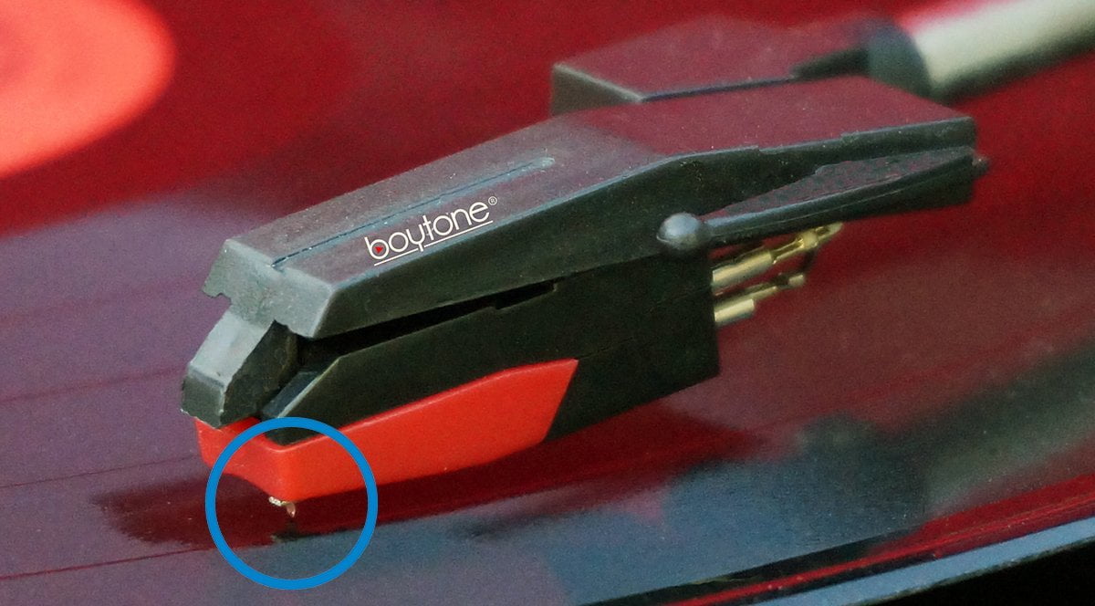 2 Sapphire-Tipped Ceramic Needles for Turntables