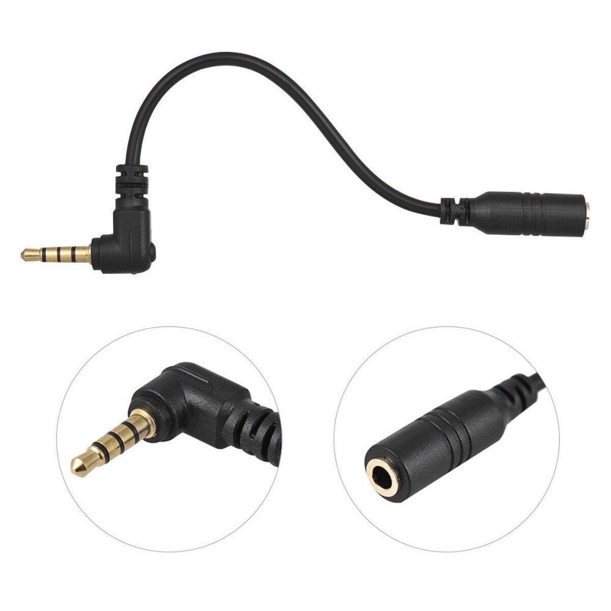 DJ Mic Adapter Cable for iPhone & Android